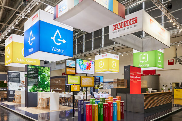Messetand von Remondis auf der Ifat in Halle A6