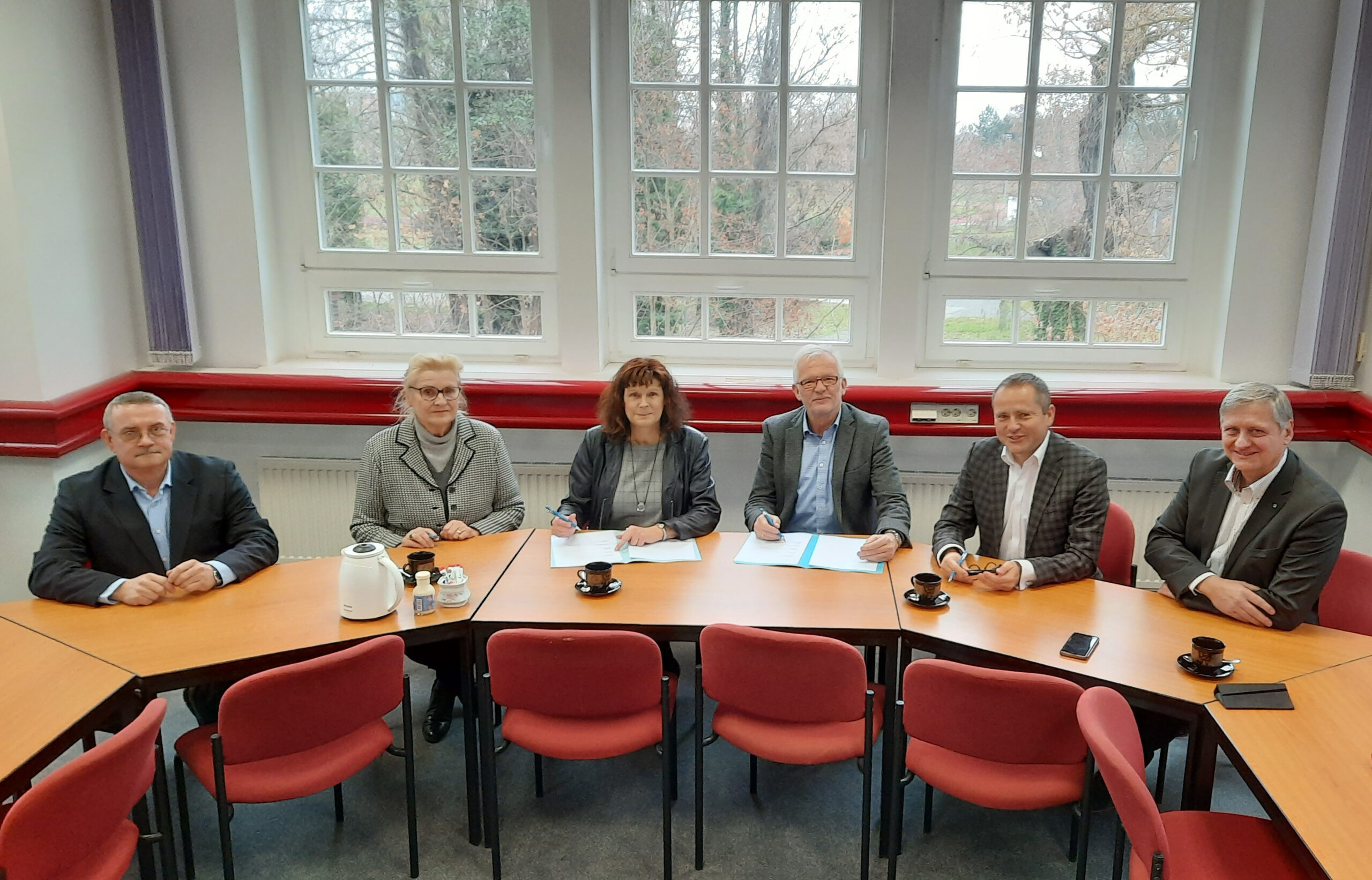 Kooperationsunterzeichnung mit dem Amt Peitz